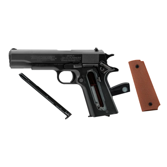 Left Profile Opened of Model 11 .177 CO2 BB Pistol (981011-001)