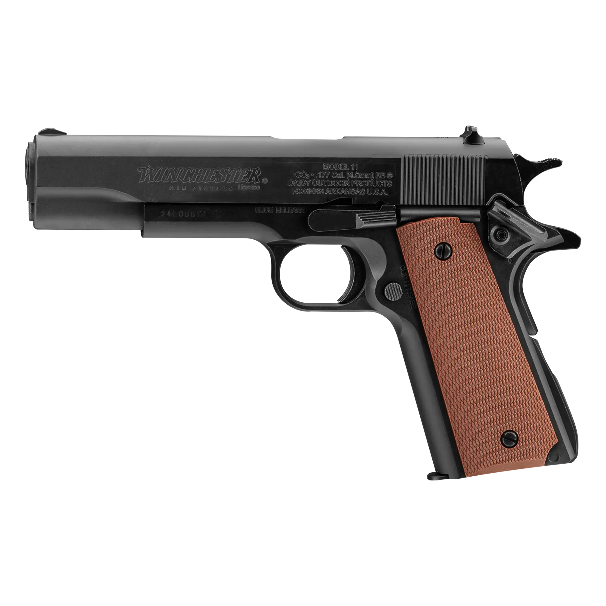 Left Profile View of Model 11 .177 CO2 BB Pistol (981011-001)