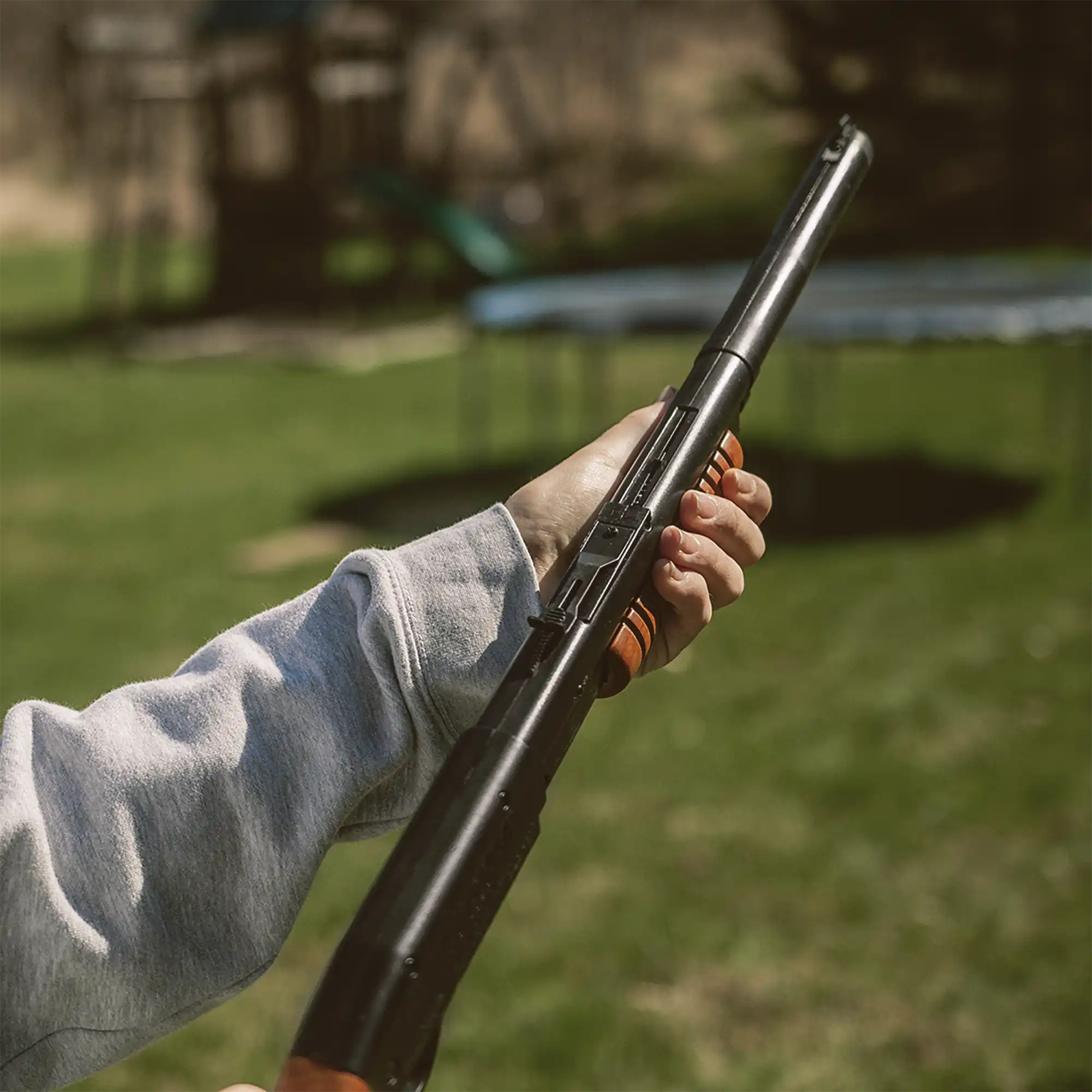 991204-001 Winchester Model 12 Pump Action BB Air Rifle_Lifestyle 7