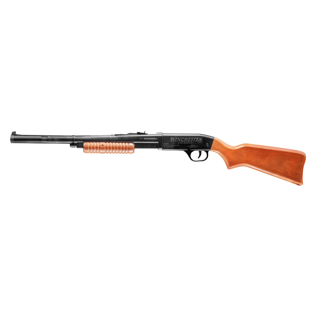 Left Profile view of Model 12 Wood Stock Youth Rifle (991204)