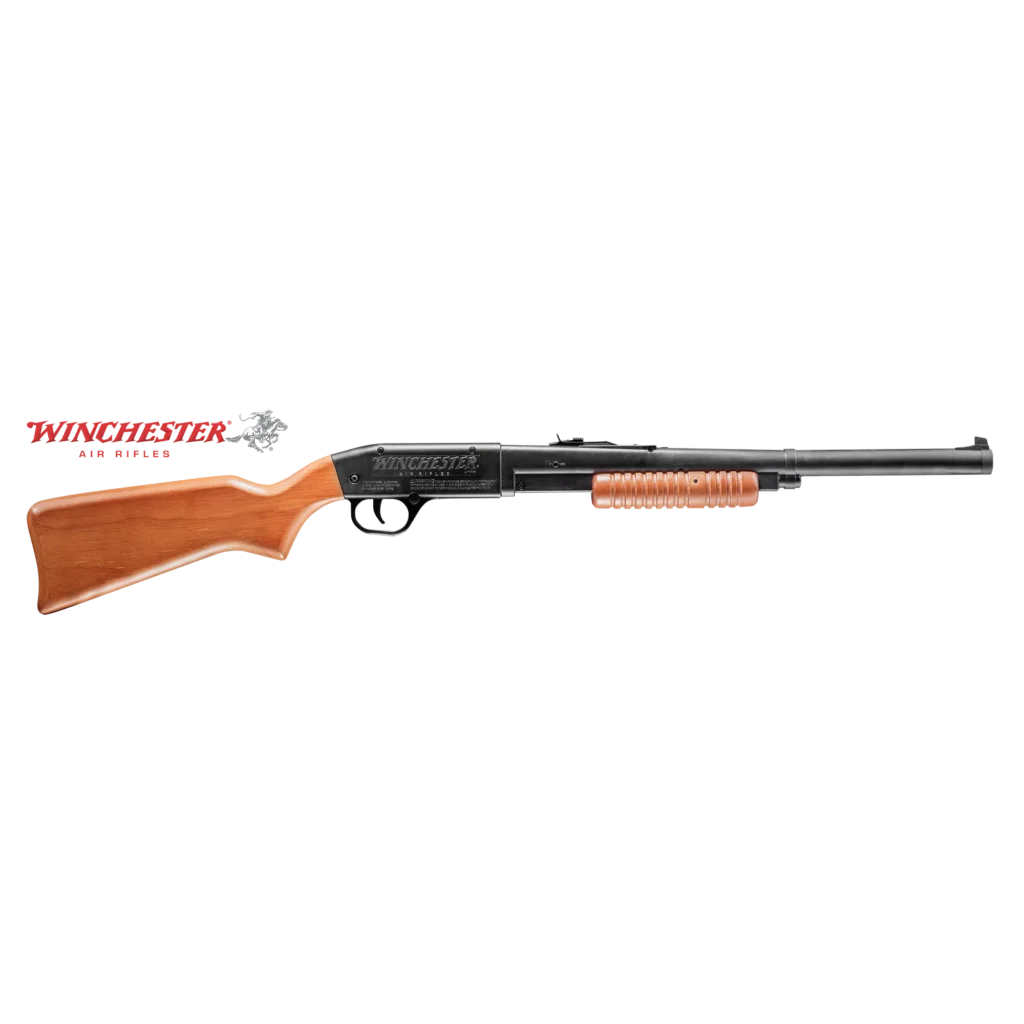 Right Profile view with Logo of Model 12 Wood Stock Youth Rifle (991204)