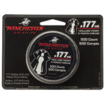 Winchester Hollow Point 177 500 front pellet ammo