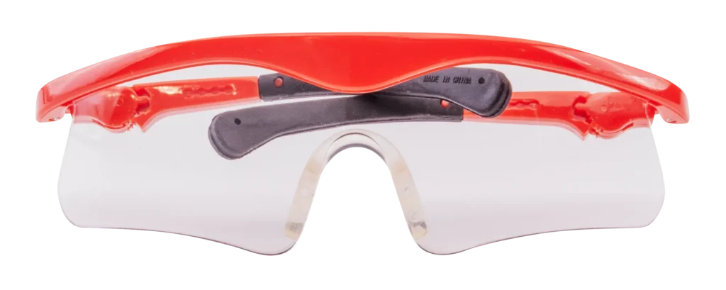 Winchester shooting safety glasses with impact-resistant polycarbonate lenses