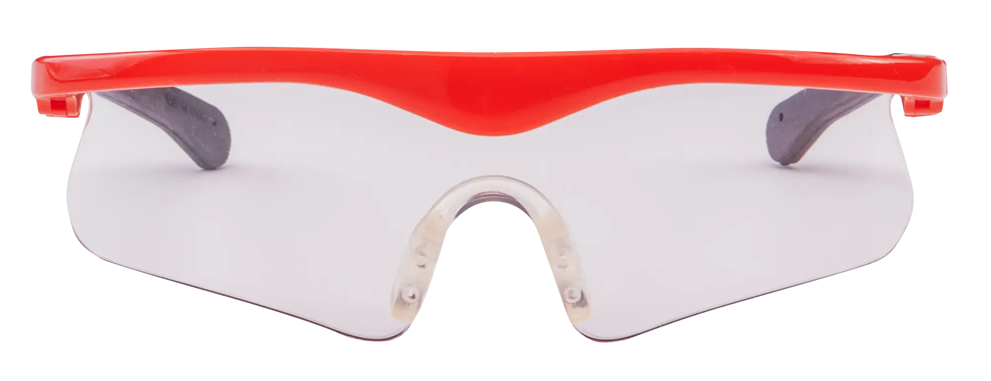 Winchester shooting safety glasses worn during backyard target practice