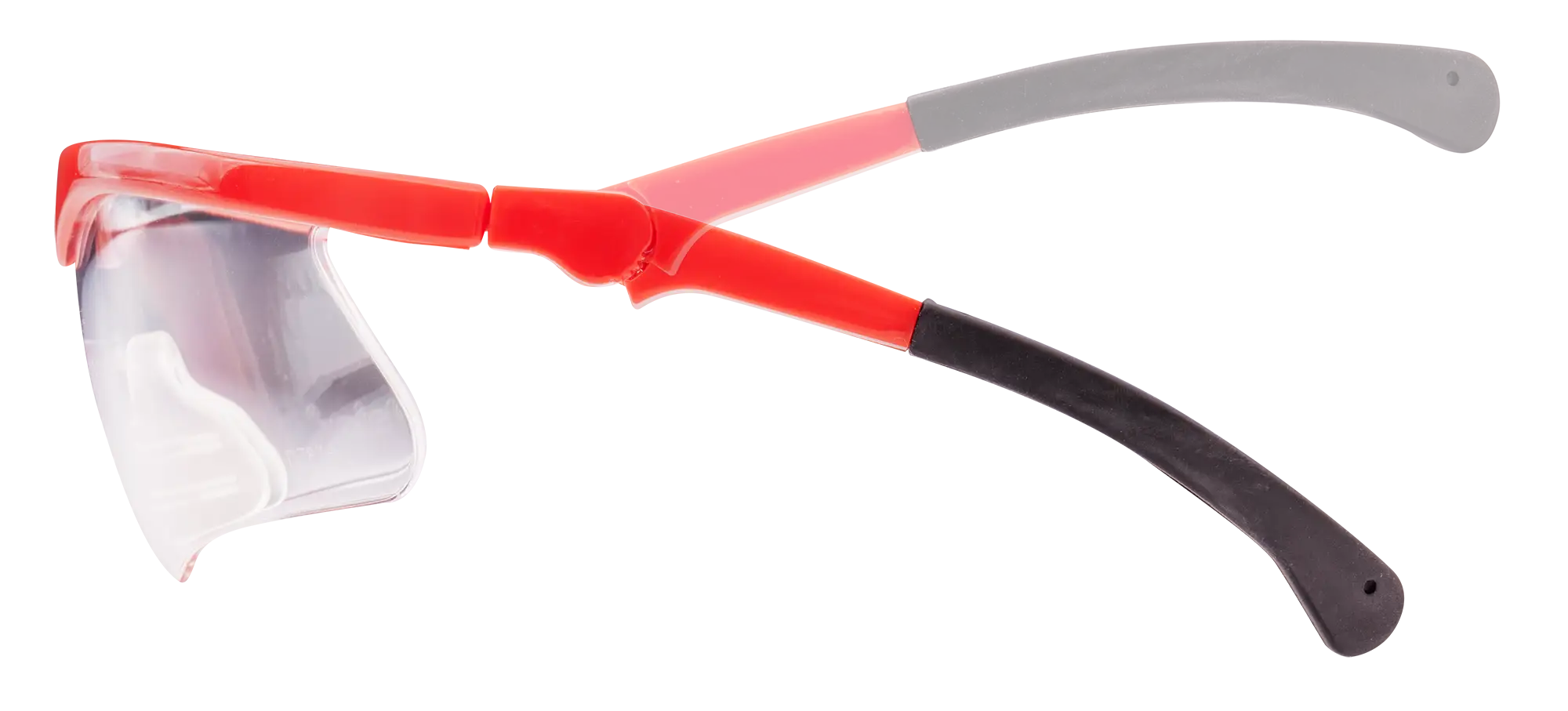 Winchester shooting safety glasses ratcheting temple detail for custom fit