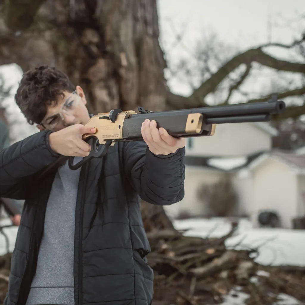 1866 Winchester Air Rifle .177 Shooting View