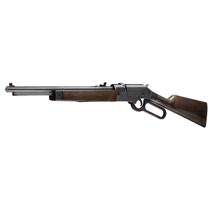 Winchester Model 1873 pellet rifle left angled view
